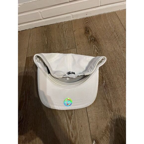 Stussy Mens White Snapback Hat Cap One Size Fits Most - Picture 2 of 3